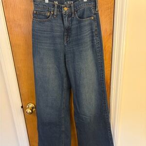J. Crew Women's wide leg Jeans